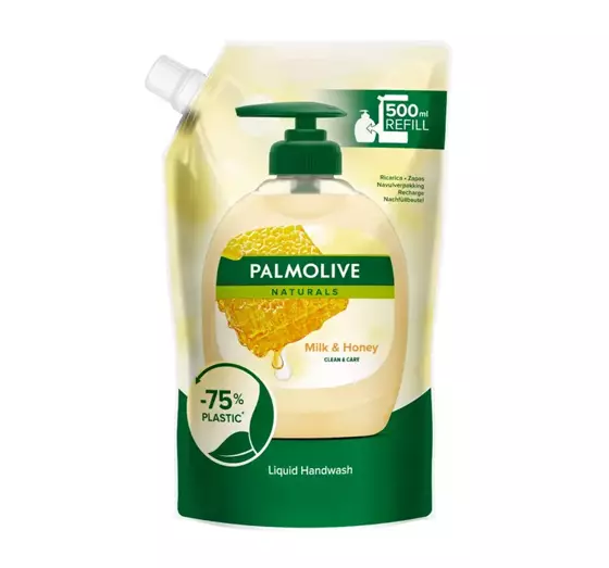 PALMOLIVE NATURALS РІДКЕ МИЛО ДЛЯ РУК  MILK & HONEY REFILL 500МЛ