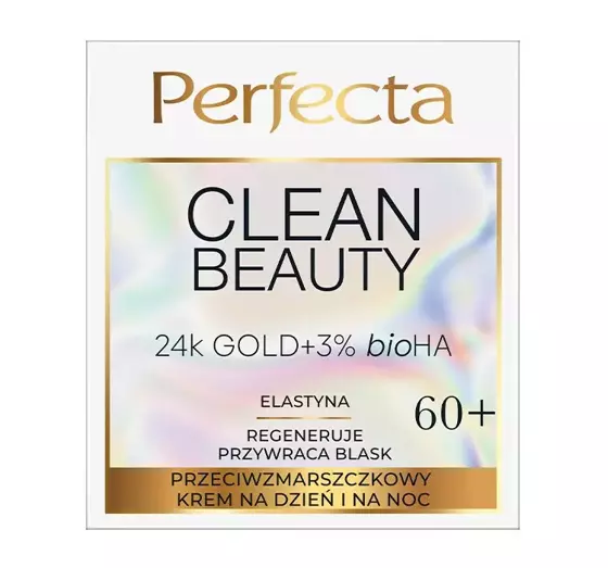 PERFECTA CLEAN BEAUTY КРЕМ ПРОТИ ЗМОРШОК НА ДЕНЬ ТА НА НІЧ 60+ 50МЛ