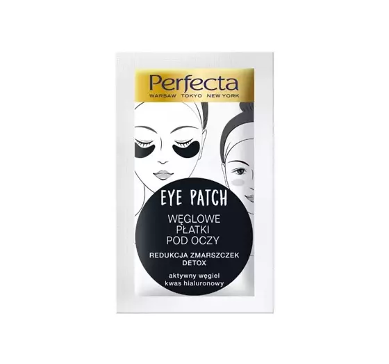 PERFECTA EYE PATCH ПЛАСТИРІ ПІД ОЧІ З ВУГІЛЛЯМ