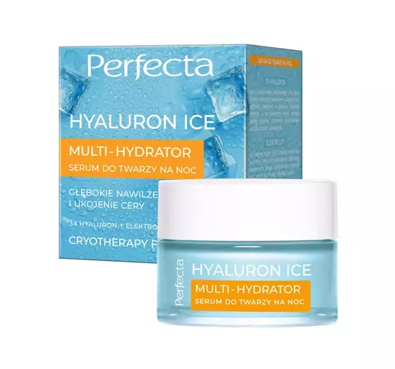 PERFECTA HYALURON ICE MULTI-HYDRATOR СИРОВАТКА ДЛЯ ОБЛИЧЧЯ НА НІЧ 50МЛ