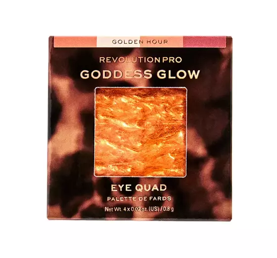 REVOLUTION PRO GODDESS GLOW ПАЛЕТКА ТІНЕЙ ДЛЯ ПОВІК GOLDEN HOUR 3,2Г