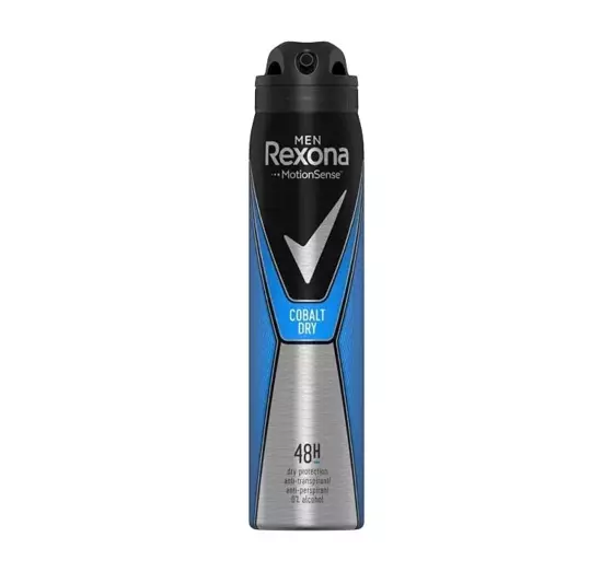 REXONA MEN COBALT DRY АНТИПЕРСПІРАНТ-СПРЕЙ ДЛЯ ЧОЛОВІКІВ 250МЛ