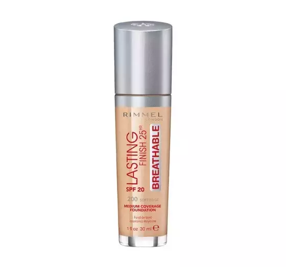 RIMMEL LASTING FINISH 25H BREATHABLE ТОНАЛЬНА ОСНОВА 200