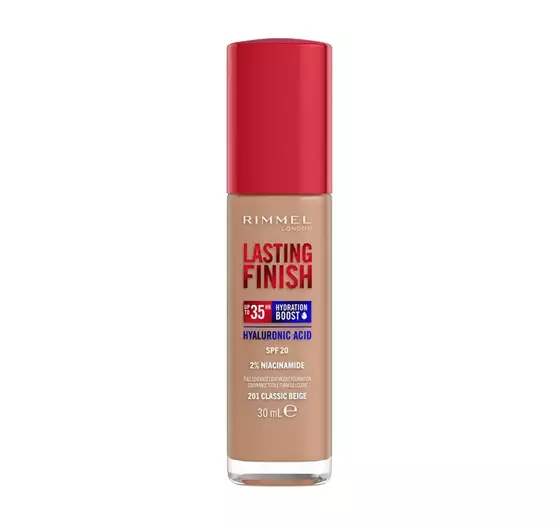 RIMMEL LASTING FINISH 35HR ТОНАЛЬНИЙ ЗАСІБ ДЛЯ ОБЛИЧЧЯ 201 CLASSIC BEIGE 30МЛ