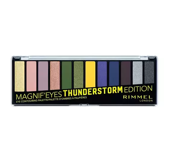 RIMMEL MAGNIFEYES PALETTE ПАЛЕТКА ТІНЕЙ 010 THUNDERSTORM EDITION 14,16Г