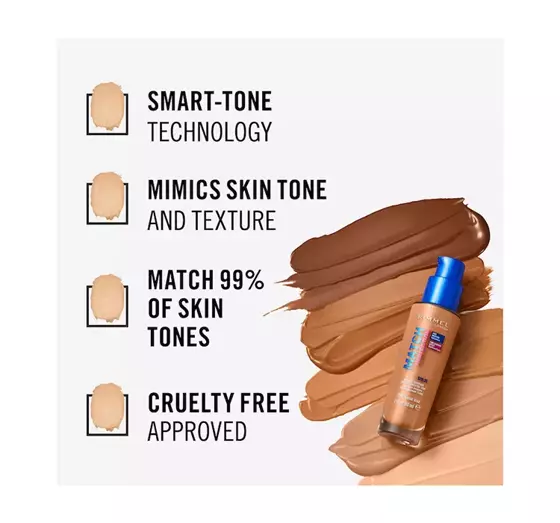 RIMMEL ТОНАЛЬНА ОСНОВА MATCH PERFECTION NR 103 НОВА ВЕРСІЯ