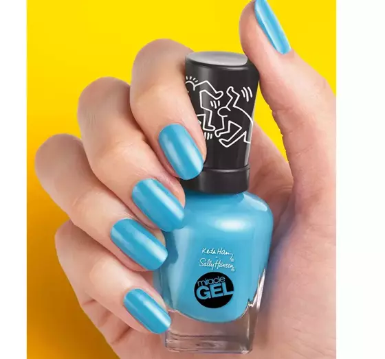 SALLY HANSEN MIRACLE GEL KEITH HARING ЛАК ДЛЯ НІГТІВ 919 CONTEMPOR-AIRY 14,7МЛ