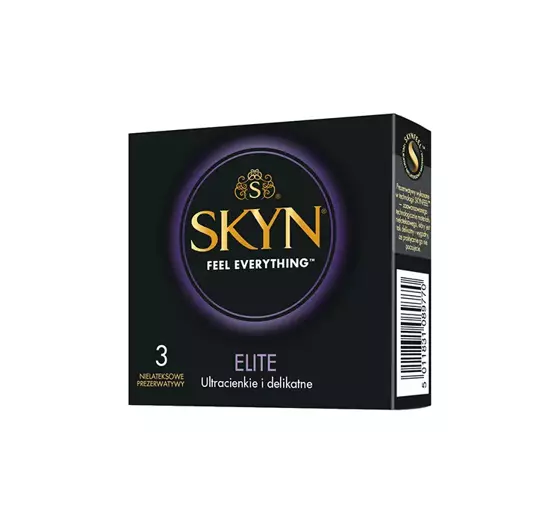 SKYN ELITE БЕЗЛАТЕКСНІ ПРЕЗЕРВАТИВИ 3 ШТ