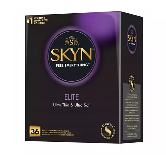 SKYN ELITE БЕЗЛАТЕКСНІ ПРЕЗЕРВАТИВИ 36 ШТ