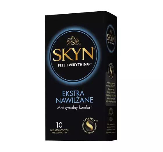 SKYN EXTRA LUBE БЕЗЛАТЕКСНІ ПРЕЗЕРВАТИВИ 10 ШТ