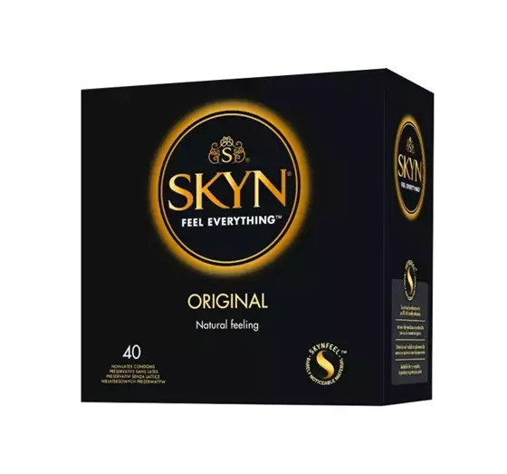 SKYN ORIGINAL БЕЗЛАТЕКСНІ ПРЕЗЕРВАТИВИ 40 ШТ