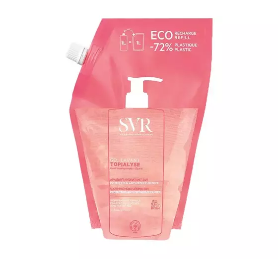 SVR TOPIALYSE GEL LAVANT ГЕЛЬ ДЛЯ МИТТЯ ТІЛА З ГЛІЦЕРИНОМ ДЛЯ ВСІЄЇ РОДИНИ REFILL 1000МЛ