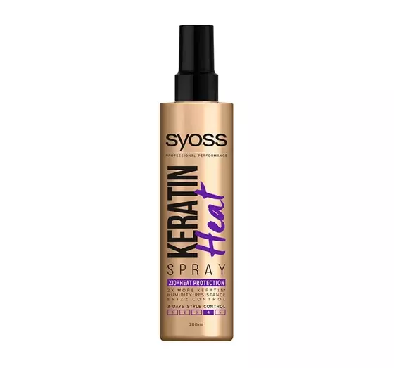 SYOSS KERATIN HEAT ТЕРМОЗАХИСТ ДЛЯ ВОЛОССЯ 200МЛ