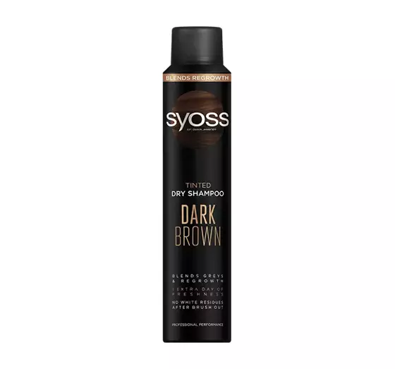 SYOSS TINTED DRY SHAMPOO DARK BROWN СУХИЙ ШАМПУНЬ 200 МЛ