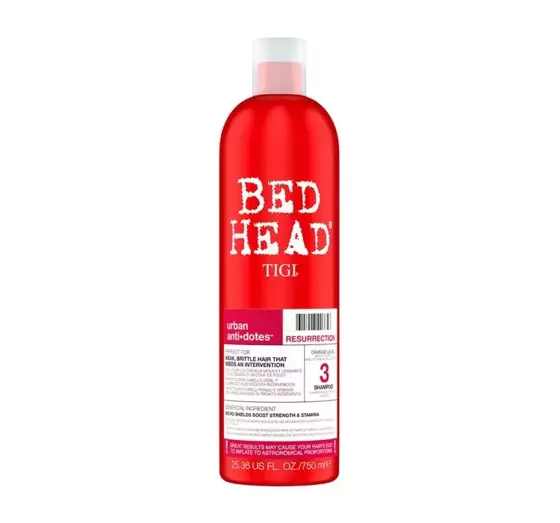 TIGI BED HEAD URBAN ANTI+DOTES RESURRECTION ШАМПУНЬ ДЛЯ ВОЛОССЯ РЕГЕНЕРАЦІЯ 750МЛ