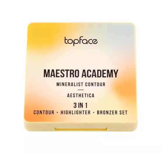 TOPFACE MAESTRO ACADEMY MINERALIST CONTOUR ПАЛЕТКА ДЛЯ КОНТУРУВАННЯ ОБЛИЧЧЯ 01 AESTHETICA 8Г