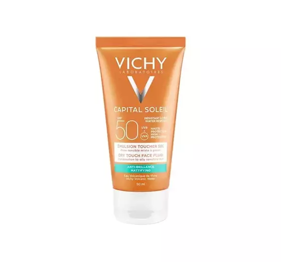 VICHY CAPITAL SOLEIL МАТУЮЧИЙ КРЕМ ДЛЯ ОБЛИЧЧЯ SPF50 50МЛ