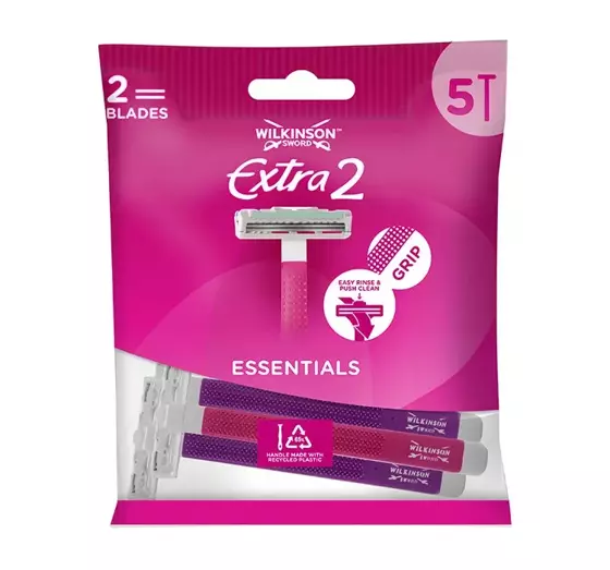 WILKINSON SWORD EXTRA2 BEAUTY ОДНОРАЗОВИЙ СТАНОК ДЛЯ ГОЛІННЯ ДЛЯ ЖІНОК 5 ШТУК