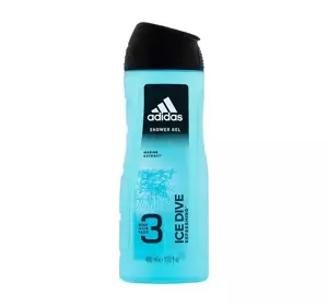 ADIDAS ICE DIVE REFRESHING ГЕЛЬ ДЛЯ ДУШУ 3В1 400МЛ