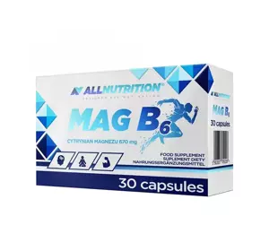 ALLNUTRITION MAG B6 30 КАПСУЛ