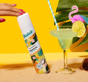 BATISTE DRY SHAMPOO СУХИЙ ШАМПУНЬ TROPICAL 200 МЛ