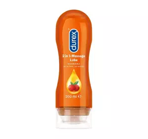 DUREX 2в1 ІНТИМНИЙ ГЕЛЬ ДЛЯ МАСАЖУ GUARANA 200МЛ