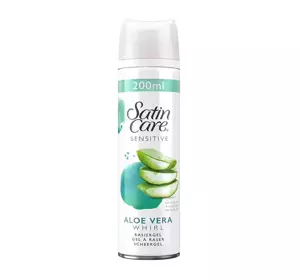 GILLETTE SATIN CARE ALOE VERA ГЕЛЬ ДЛЯ ГОЛІННЯ ДЛЯ ЧУТЛИВОЇ ШКІРИ 200МЛ