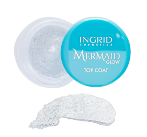 INGRID x eZEBRA MERMAID GLOW ТІНІ ДЛЯ ПОВІК TOP COAT 02 7Г