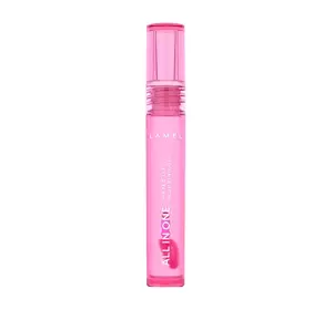 LAMEL ALL IN ONE LIP OIL ЗВОЛОЖУВАЛЬНА ОЛІЙКА ДЛЯ ГУБ 402 PINK SPARKLE 3МЛ