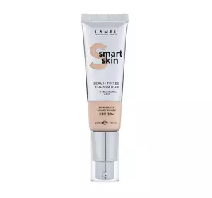 LAMEL SMART SKIN SERUM TINTED FOUNDATION ЗВОЛОЖУВАЛЬНИЙ ТОНАЛЬНИЙ ЗАСІБ SPF30+ 401 PORCELAIN 35МЛ