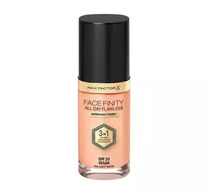 MAX FACTOR FACEFINITY ALL DAY FLAWLESS 3IN1 ВЕГАНСЬКИЙ ТОНАЛЬНИЙ ЗАСІБ N32 LIGHT BEIGE 30МЛ