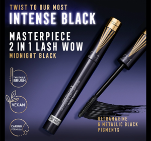 MAX FACTOR MASTERPIECE LASH WOW ТУШ ДЛЯ ВІЙ 2В1 MIDNIGHT BLACK 7МЛ