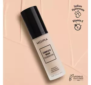 MOIRA COMPLETE WEAR СТІЙКИЙ ТОНАЛЬНИЙ ЗАСІБ ДЛЯ ОБЛИЧЧЯ 250 NATURAL BUFF 30МЛ