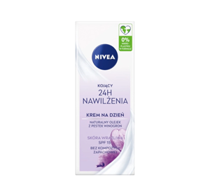 NIVEA 24H ЗВОЛОЖУВАЛЬНИЙ ЗАСПОКІЙЛИВИЙ КРЕМ НА ДЕНЬ 50МЛ