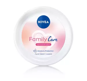 NIVEA FAMILY CARE ЛЕГКИЙ ЗВОЛОЖУЮЧИЙ КРЕМ ДЛЯ ТІЛА, ОБЛИЧЧЯ І РУК 450МЛ