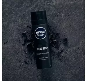 NIVEA MEN DEEP ПІНКА ДЛЯ ГОЛІННЯ З АКТИВОВАНИМ ВУГІЛЛЯМ 200МЛ