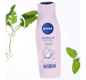 NIVEA MICELLAR PURIFYING ШАМПУНЬ З МІЦЕЛЯРНОЮ ТЕХНОЛОГІЄЮ ДЛЯ ОСВІЖЕННЯ ВОЛОССЯ 400МЛ