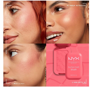 NYX PROFESSIONAL MAKEUP BUTTERMELT КОМПАКТНІ РУМ'ЯНА ДЛЯ ЩІК 04 U KNOW BUTTA 5Г 