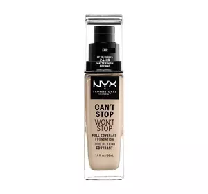 NYX PROFESSIONAL MAKEUP CAN'T STOP WON'T STOP КРИЮЧИЙ ТОНАЛЬНИЙ ЗАСІБ 01.5 FAIR 30МЛ