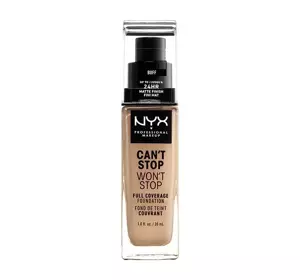 NYX PROFESSIONAL MAKEUP CAN'T STOP WON'T STOP ТОНАЛЬНИЙ ЗАСІБ ПОВНЕ ПОКРИТТЯ 10 BUFF 30МЛ