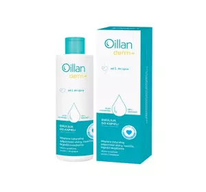 OILLAN DERM+ ЕМУЛЬСІЯ ДЛЯ КУПАННЯ СУХЇ І АТОПІЧНОЇ ШКІРИ 200МЛ