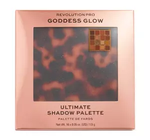 REVOLUTION PRO GODDESS GLOW ПАЛЕТКА ТІНЕЙ ДЛЯ ПОВІК BRONZE HEAT 24Г