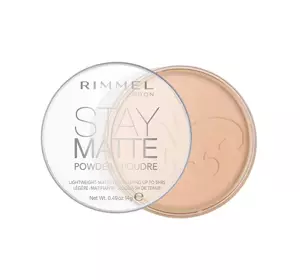 RIMMEL STAY MATTE МАТУЮЧА ПУДРА SILKY BEIGE 005