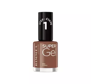 RIMMEL SUPER GEL ГЕЛЕВИЙ ЛАК ДЛЯ НІГТІВ 052 CAMO 12МЛ