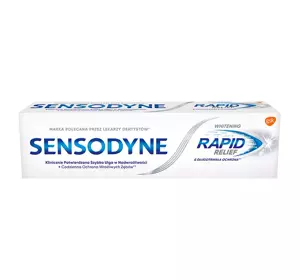 SENSODYNE RAPID RELIEF WHITENING ЗУБНА ПАСТА УЛЬТРАШВИДКЕ ПОЛЕГШЕННЯ 75МЛ